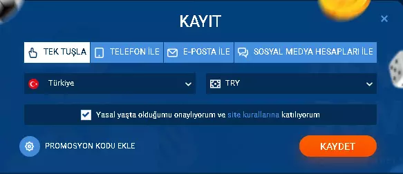 Mostbet kaydolun