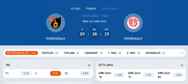 Mostbet'te bir futbol maçına bahis oynamak